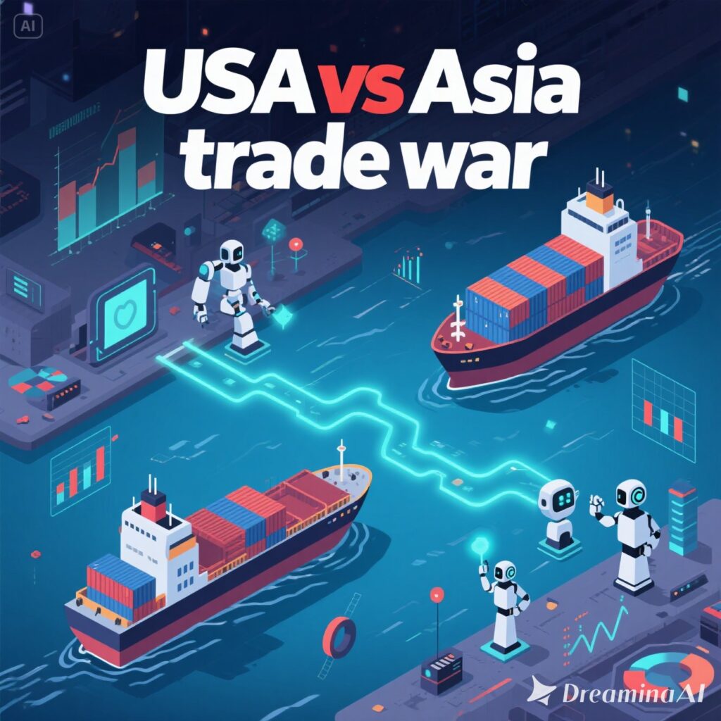 Perang Dagang Baru: Amerika vs Asia di Era Teknologi